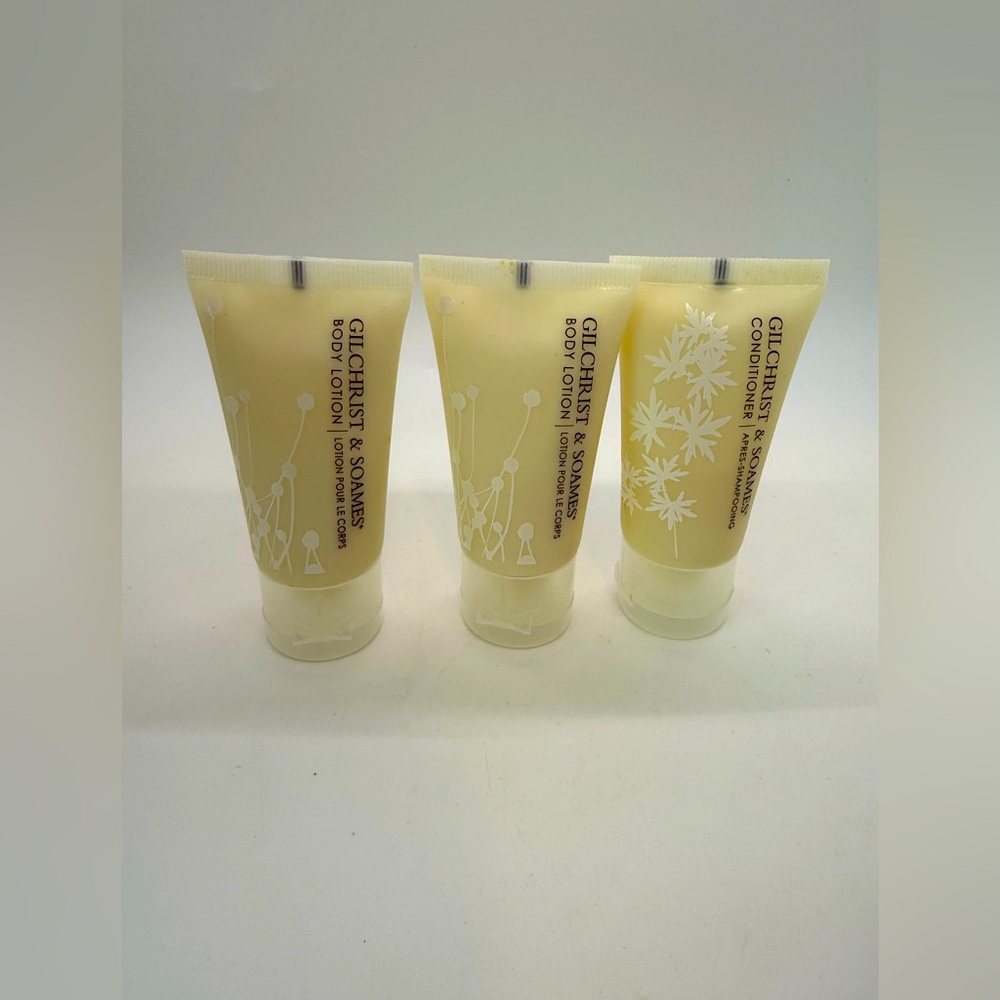 3 PACK Lot Gilchrist & Soames 1- Conditioner AND 2-BODY LOTION 1FLOZ~30ML/EA NEW